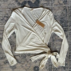 Studio Ko Clothing - Bamboo Wrap Crop Top - Size M